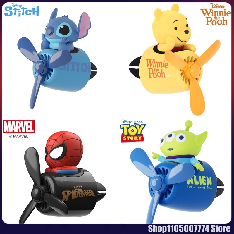 Car Accessories For Decoration - Stitch Spiderman personajes alienígenos coche montado