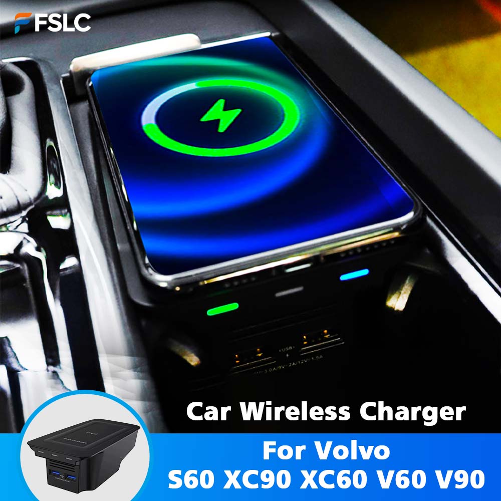 Volvo Car Accessories Xc60 - ⭐ Genuino ⭐ Cargador Inalámbrico para