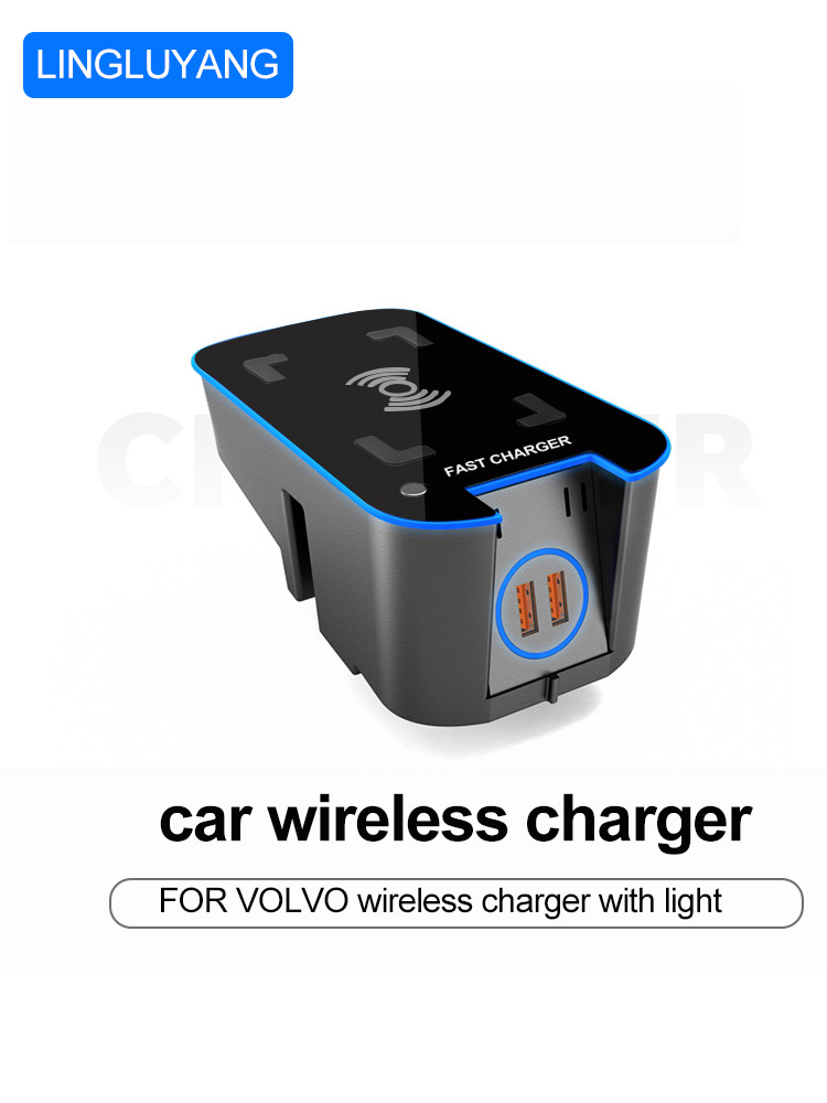 Volvo Car Accessories Xc60 - Cargador inalámbrico para coche, placa de