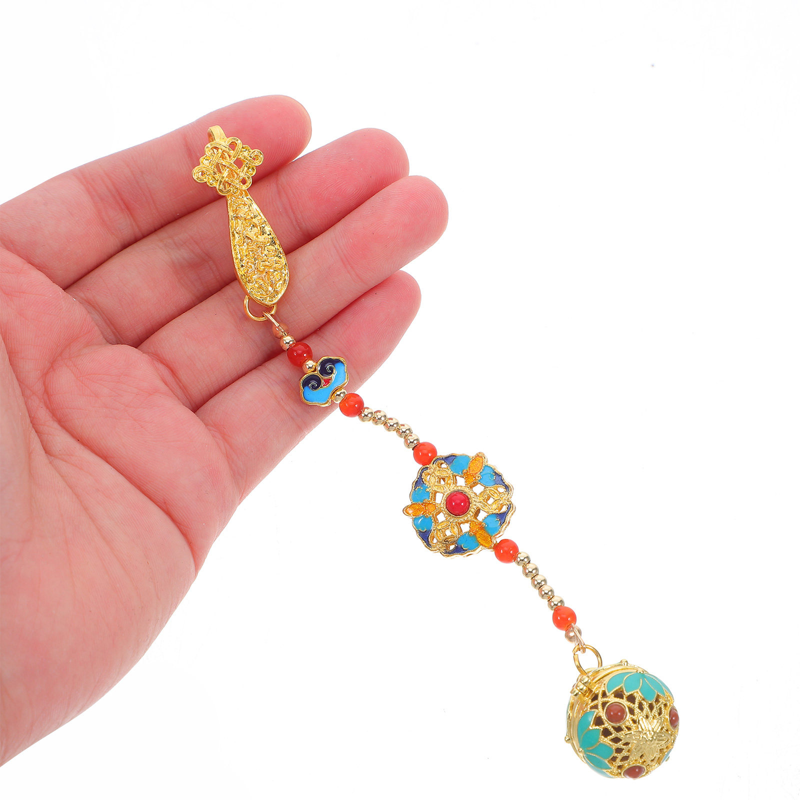 Car Fragrance Diffuser - Colgante de bola hueca con fragancia,