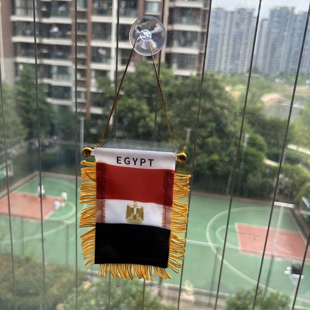 Car Accessories Egypt - Bandera de Egipto para Ventana de