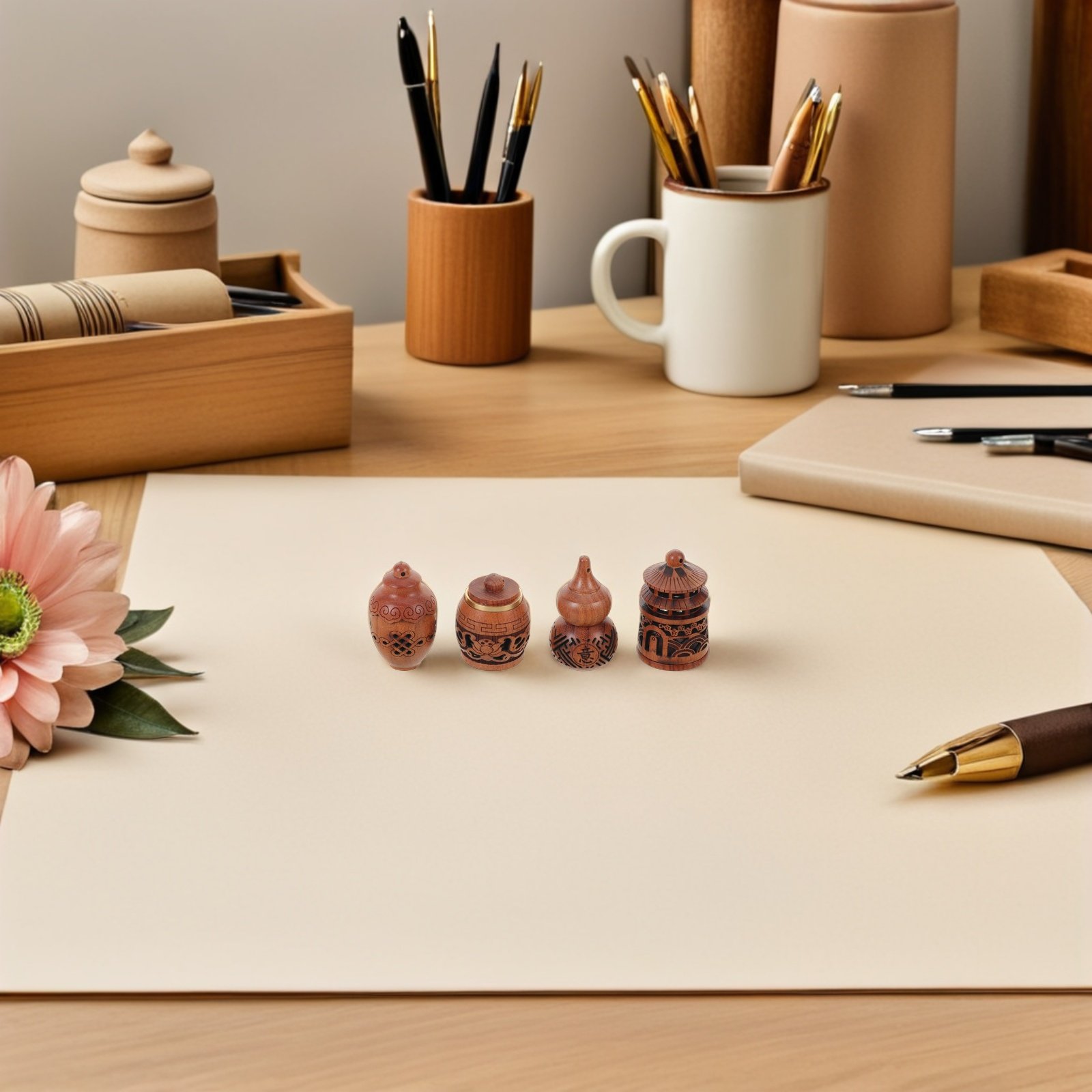 4 piezas de colgantes de mader - Car Fragrance Diffuser reseña y precio