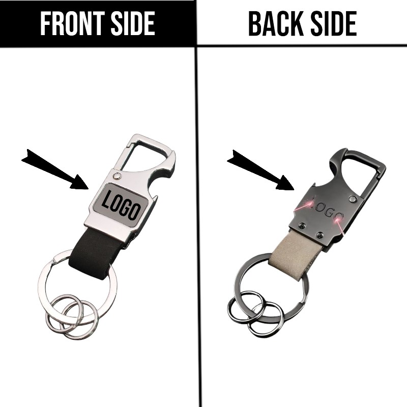 1 unidad Llavero de cuero y me - Car Accessories Logo reseña y precio