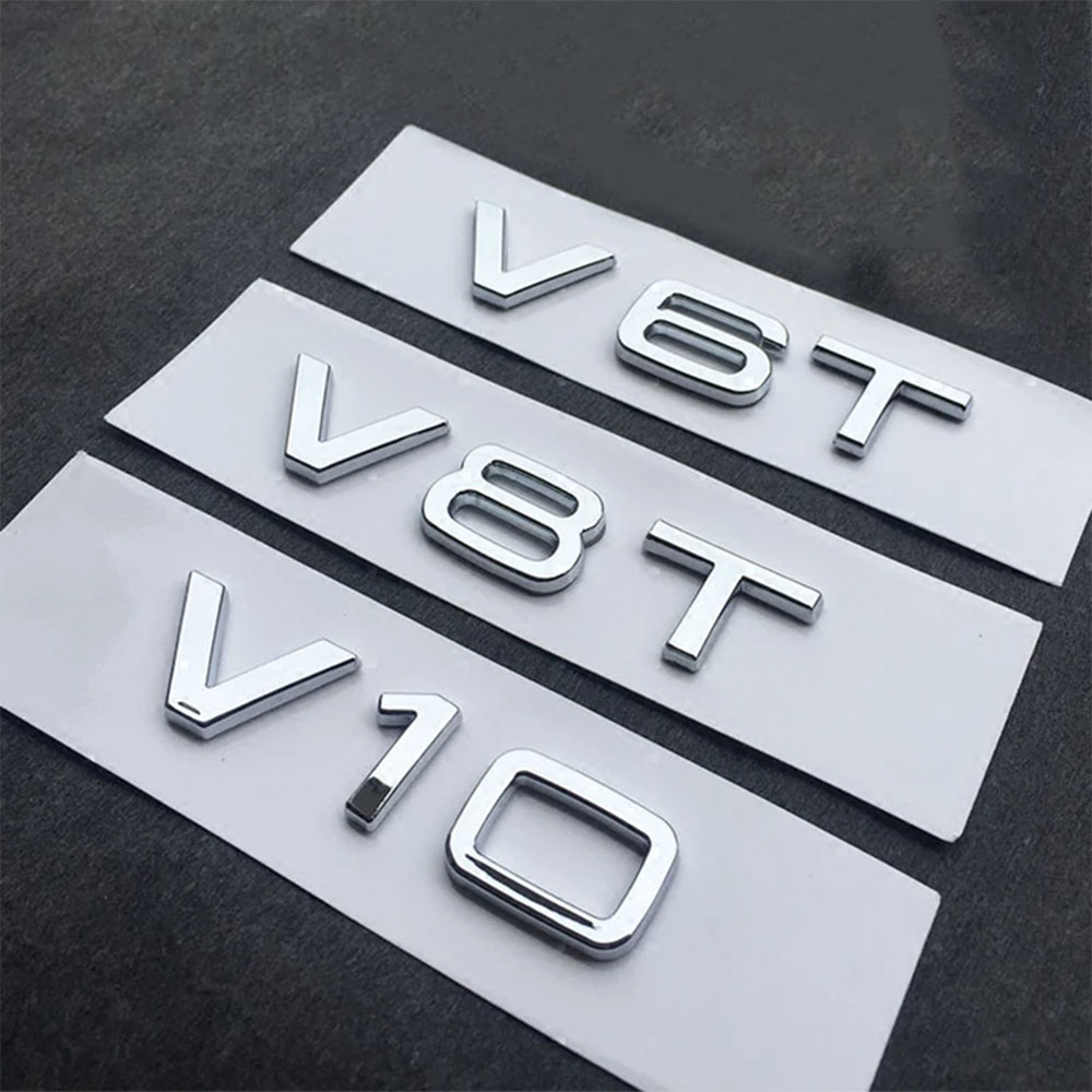 Emblema 3D ABS Cromado Negro V - Car Accessories Logo reseña y precio