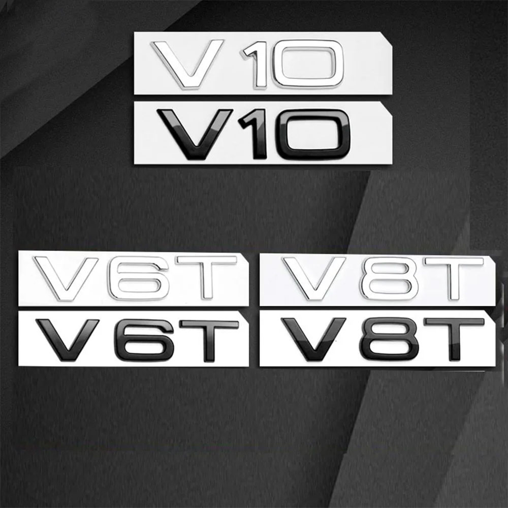 Emblema 3D ABS Cromado Negro V - Car Accessories Logo reseña y precio