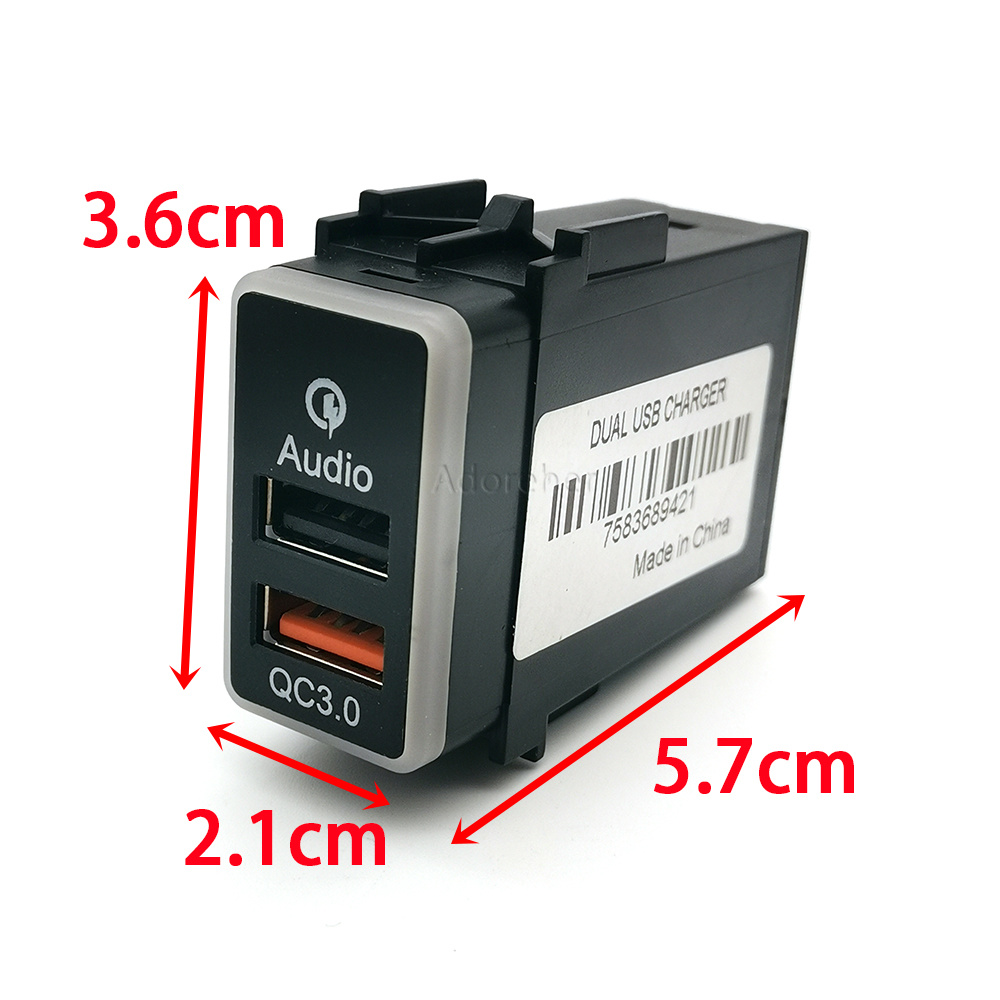 Adaptador de Entrada USB QC3.0 - Car Accessories Nissan Xtrail reseña y precio