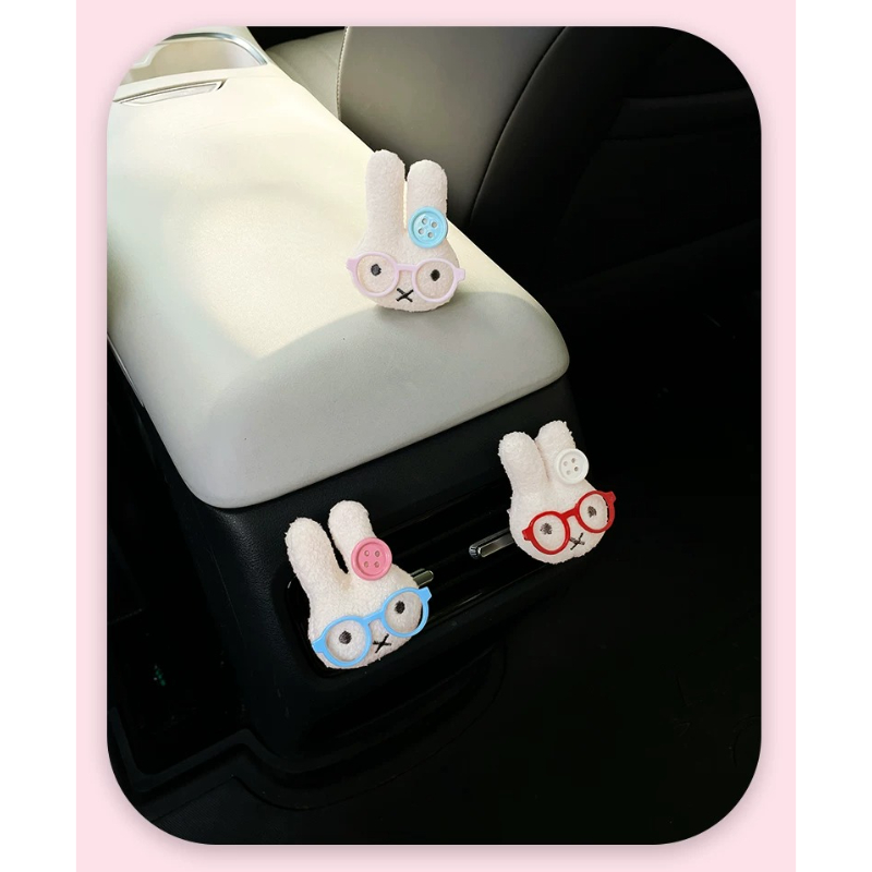 Lindo conejo con gafas, clip p - Car Fragrance Diffuser reseña y precio