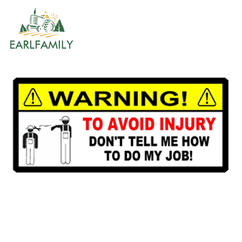 EARLFAMILY-pegatina 3D de 13cm - Car Accessories Job reseña y precio