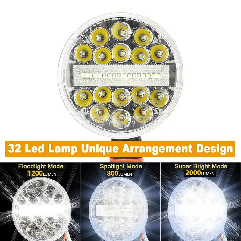 Luz de Trabajo LED de 2000LM p - Car Accessories Job reseña y precio