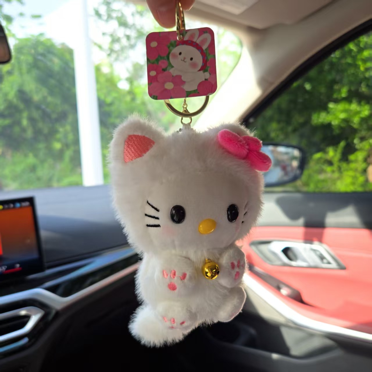 Colgante de Gato Kawaii HelloK - Car Accessories For Decoration reseña y precio